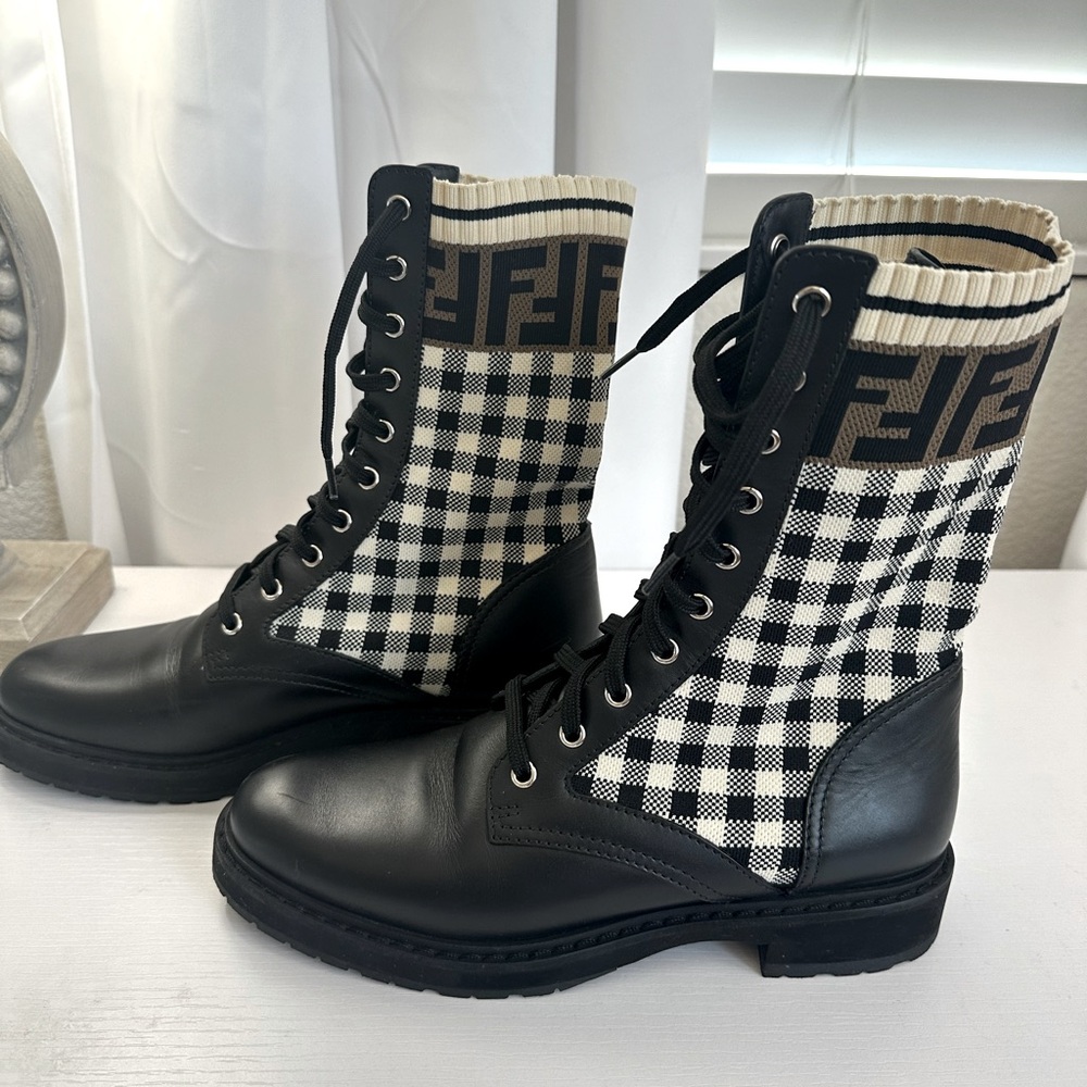 FENDI boots worn one time